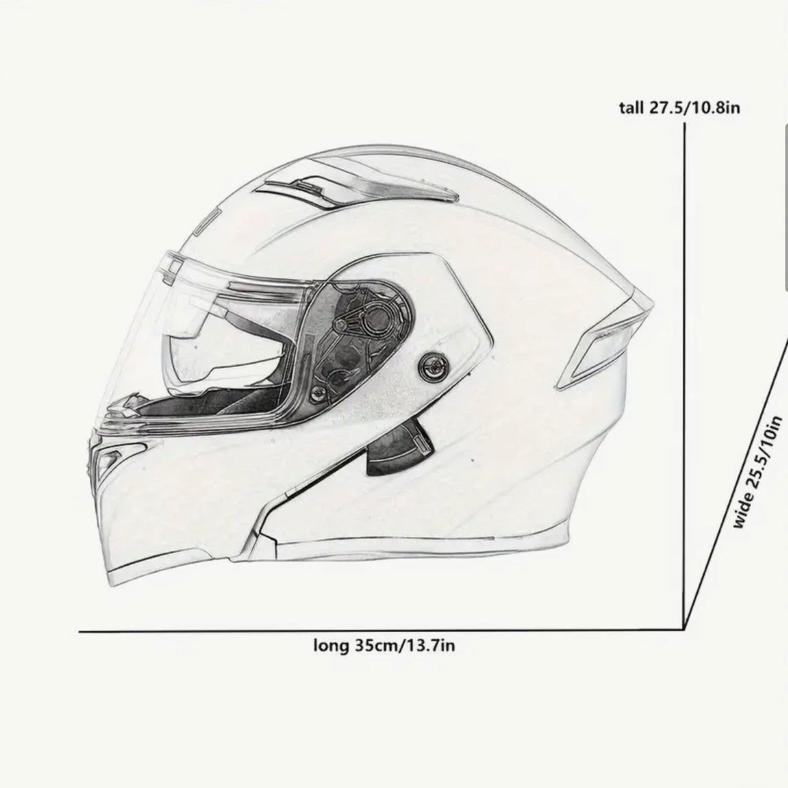 Full-Face Motorcycle Helmet