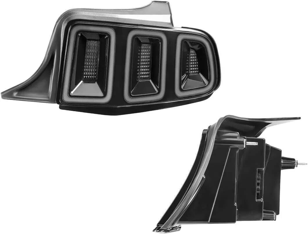 Ford Mustang Renegade Series Sequential LED Taillights 2010-2014 - Euro-Style Black