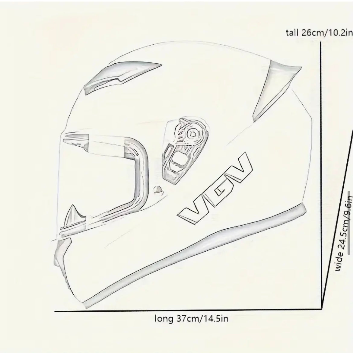 Full-Face Motorcycle Helmet