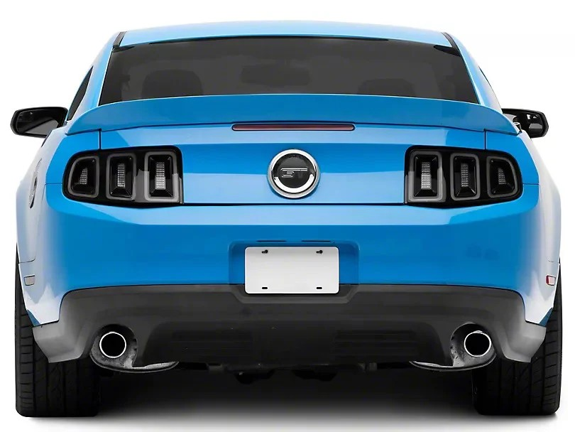 Ford Mustang Renegade Series Sequential LED Taillights 2010-2014 - Euro-Style Black